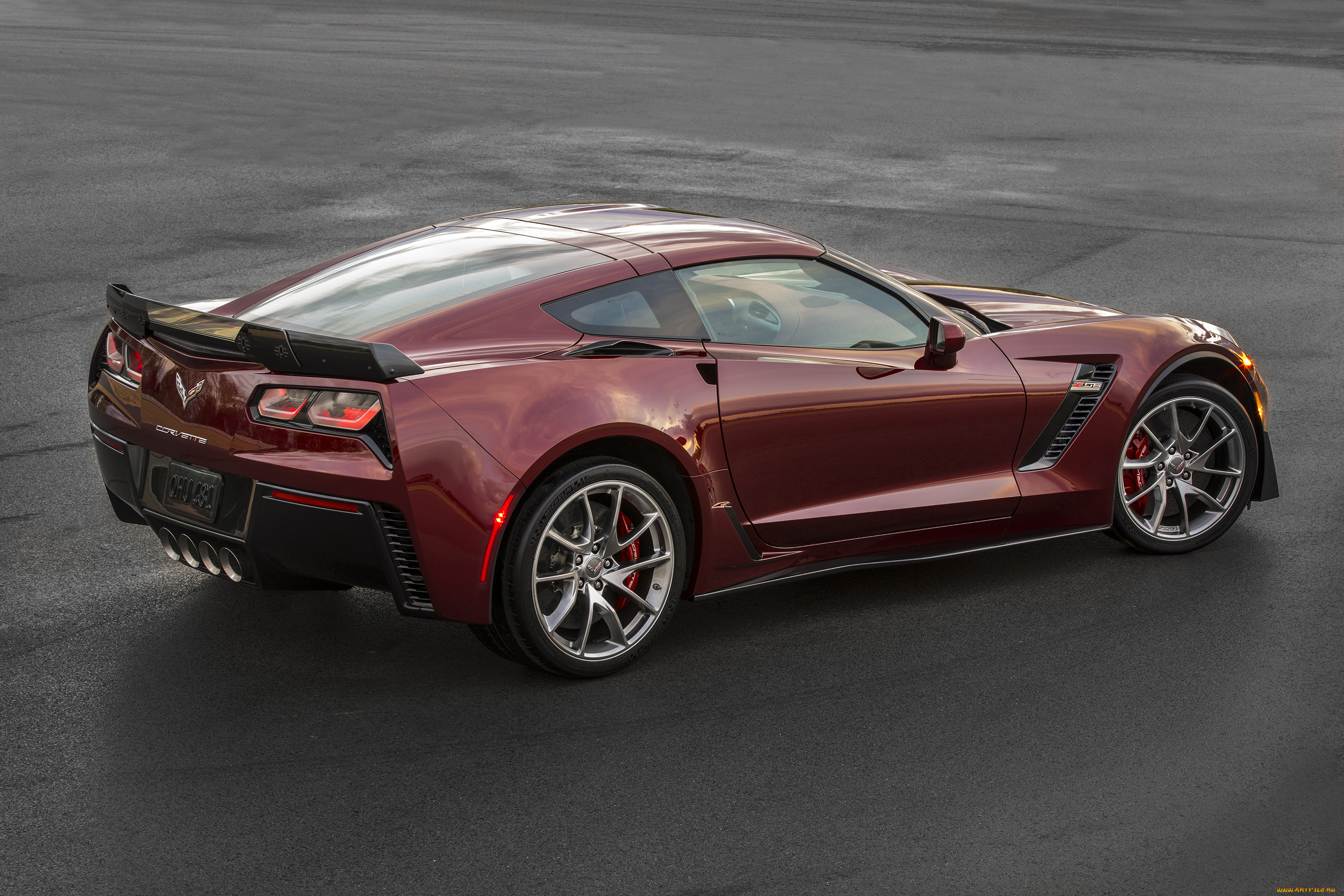 , chevrolet, spice, red, design, z06, corvette, 2016, 7, coupe